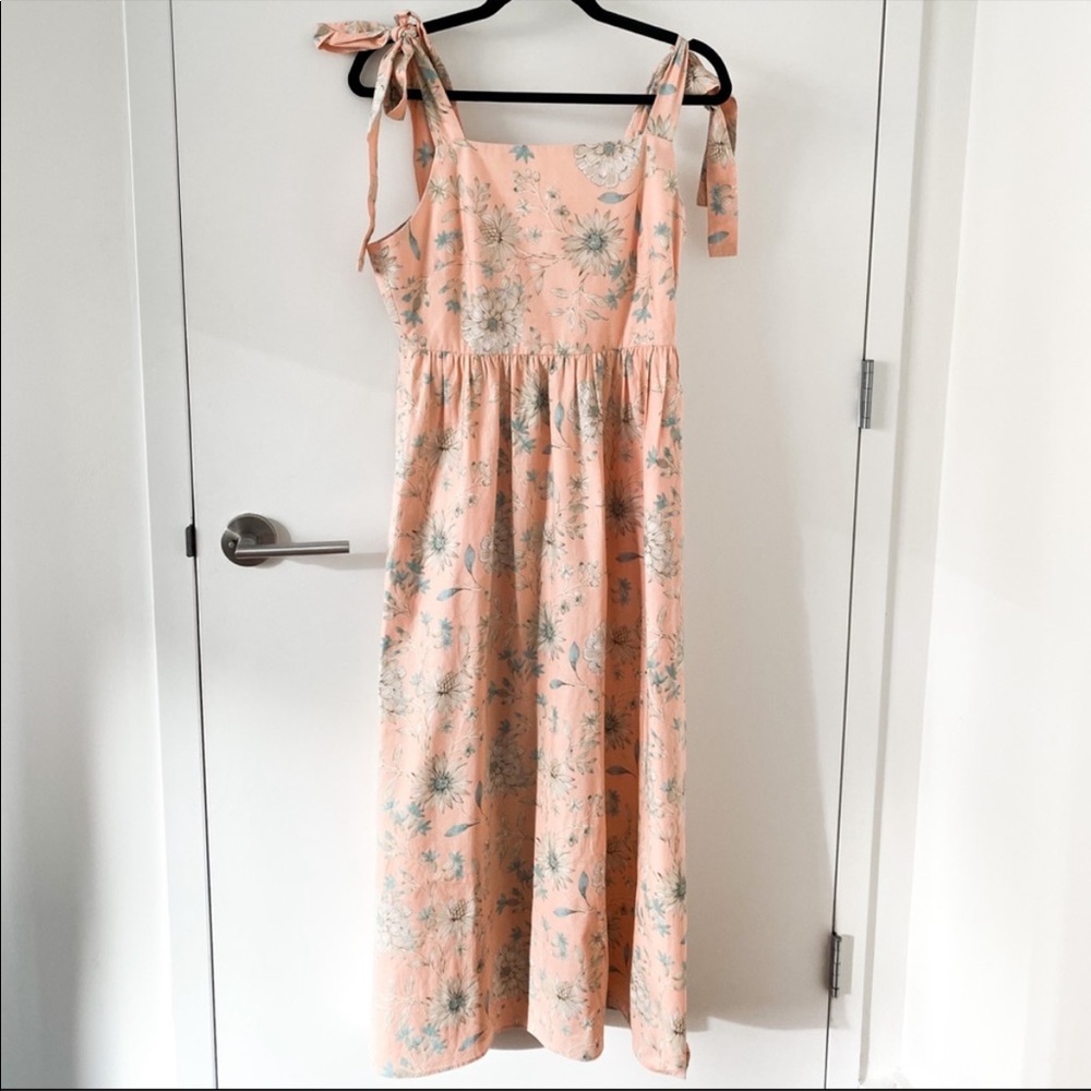 NEW Gal Meets Glam Makenna RARE Floral Maxi Dress Anthropologie Exclusive